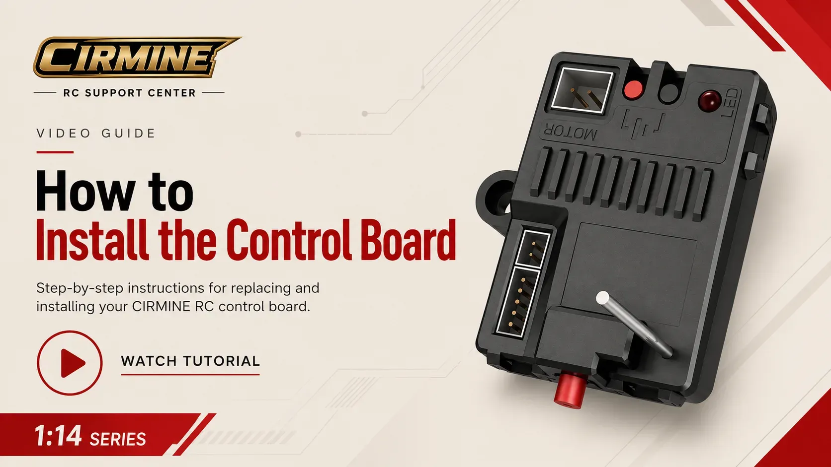 1:14 Scale Circuit Board Installation Guide
