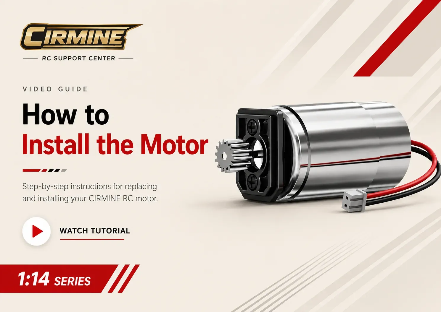 1:14 Scale Motor Installation Guide