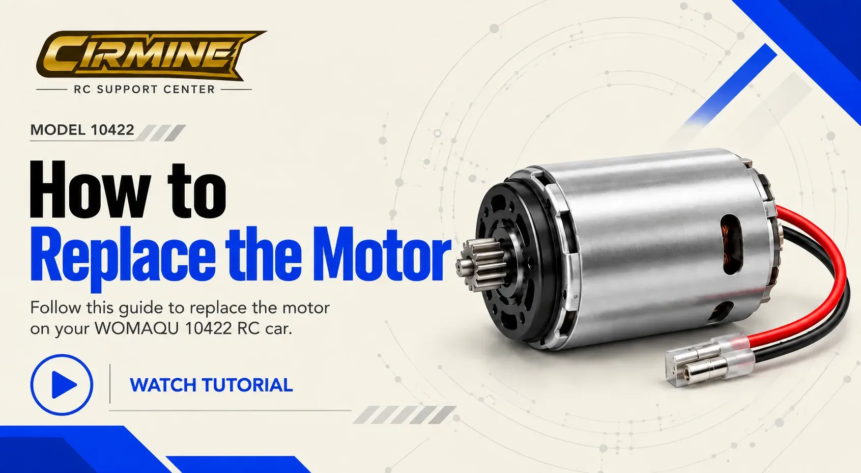 1:10 RC Car Motor Replacement